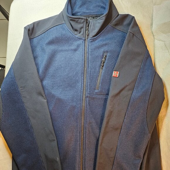 Swiss Tech Men's Ribbed Full Zip Jacket - Size L - Picture 3 of 7